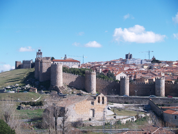 Imágen de las murallas de Ávila