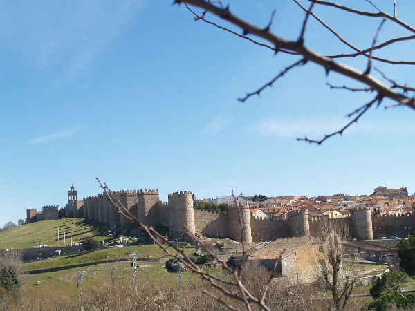 Imagen de las murallas de Ávila