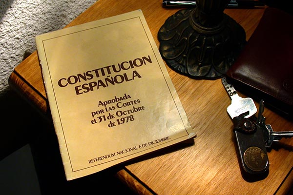 Imagen de Ejemplar de la Constitución española
