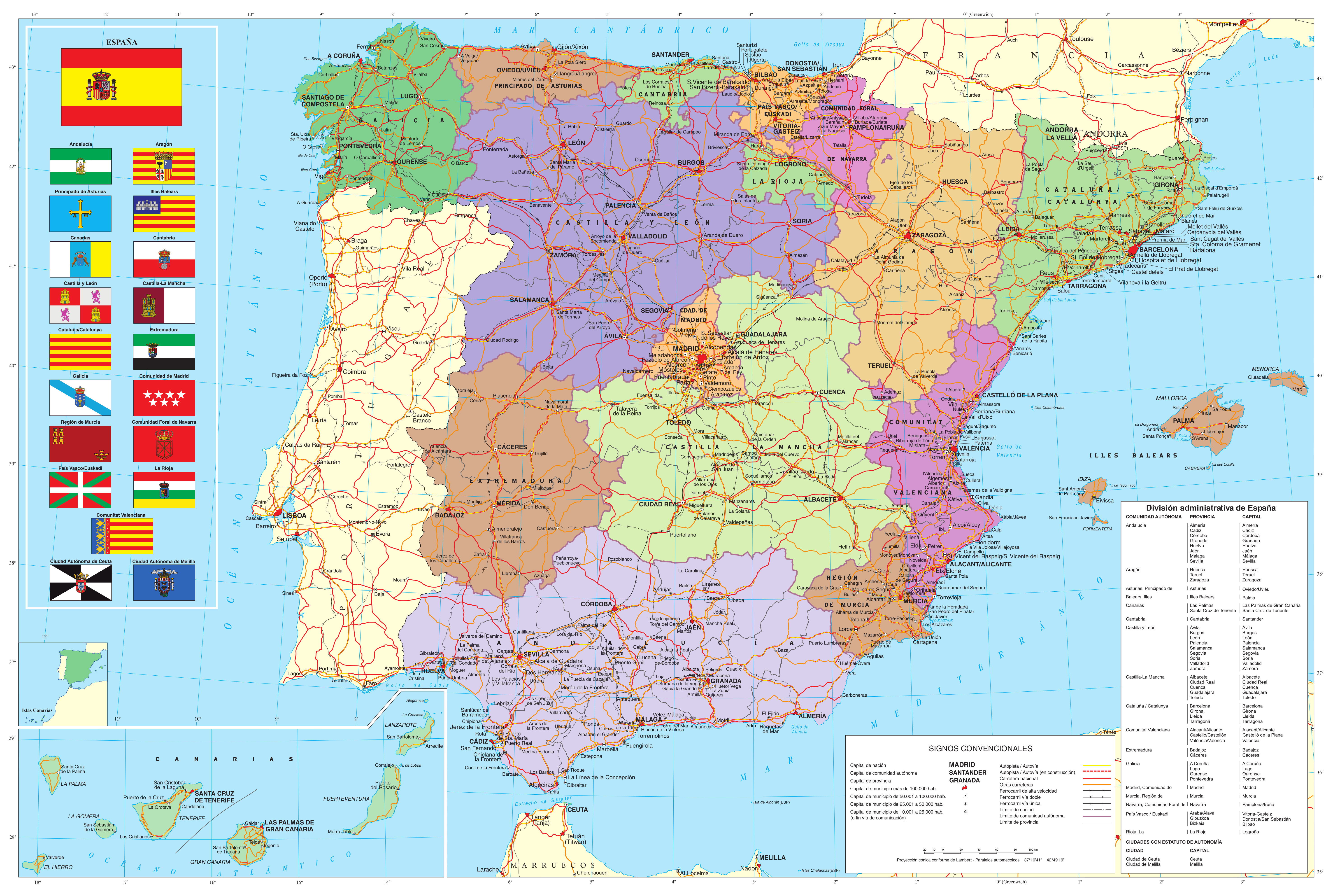 Imagen de Mapa político de España