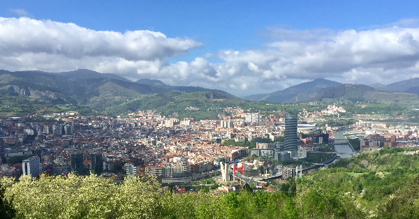 Imagen de la ciudad de Bilbao desde el Monte Artxanda